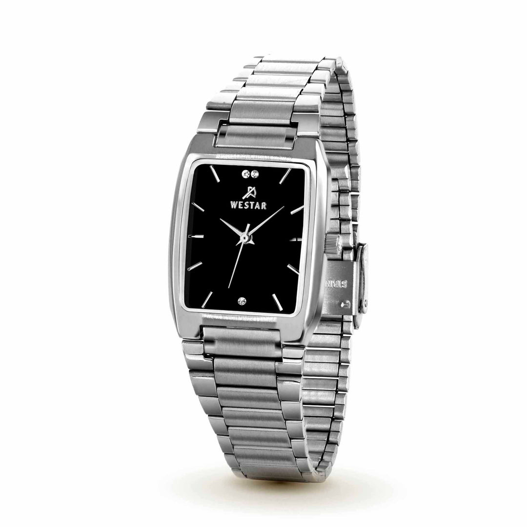 Westar Executive Unisex Watch - Black Dial  - 9904STN103
