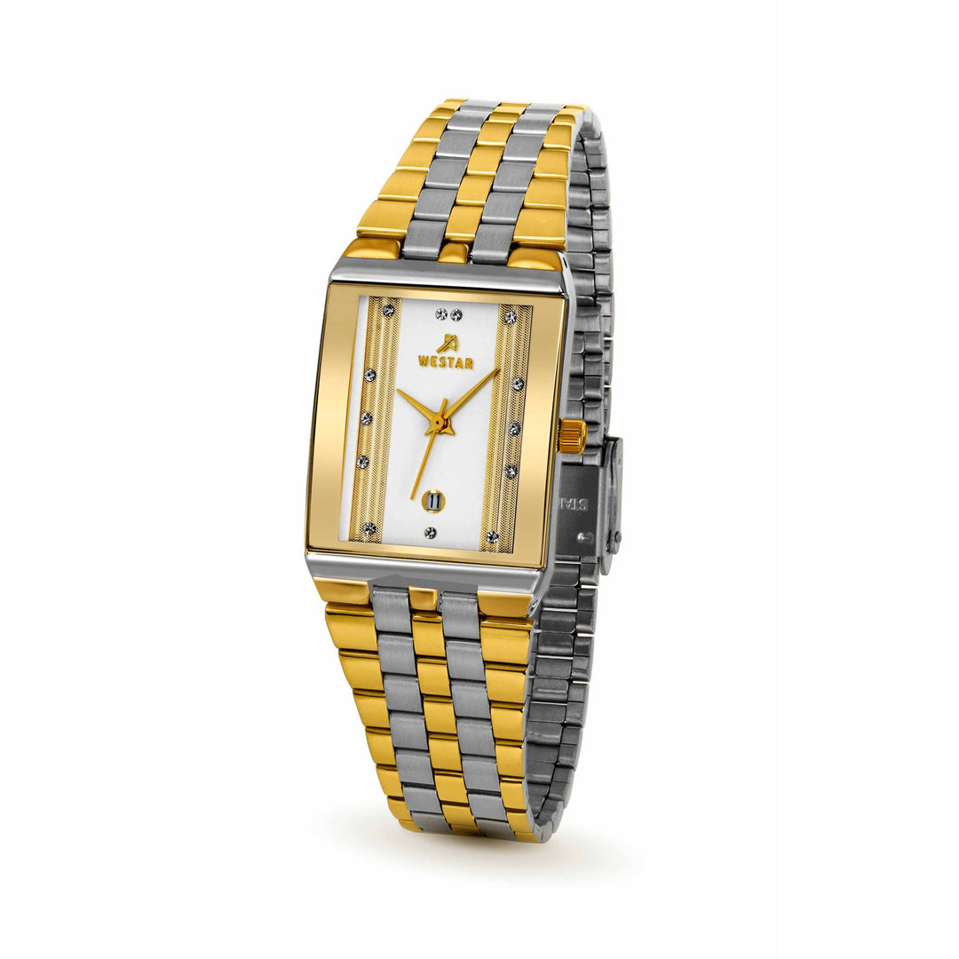 Westar Executive Unisex Watch - White Dial  - 9905CBN101