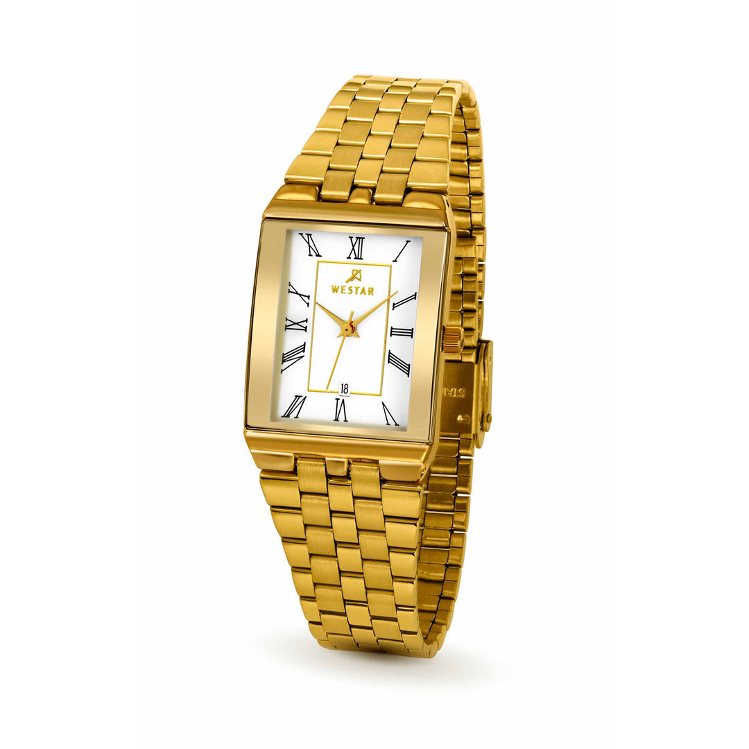Westar Executive Unisex Watch - White Dial  - 9905GPN501