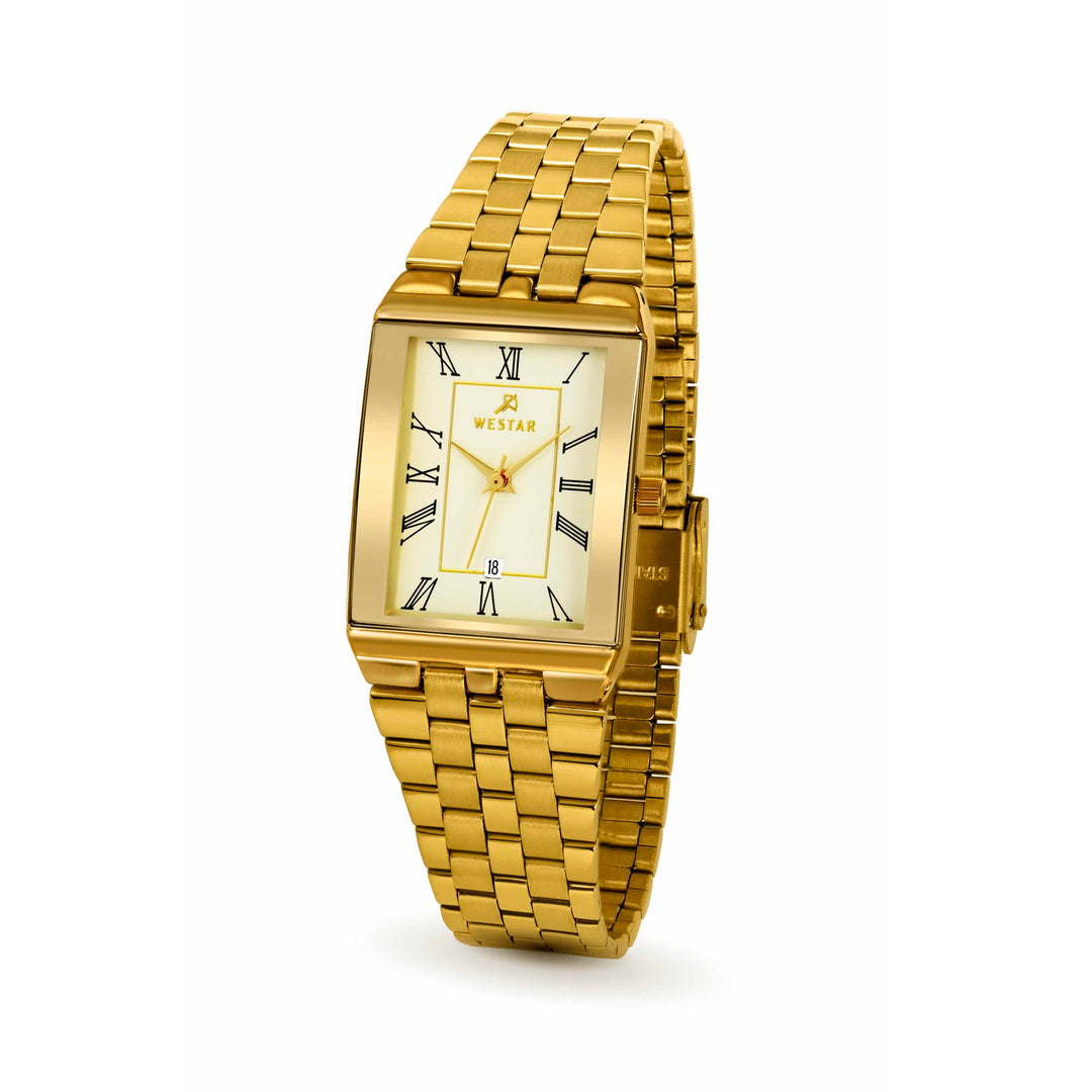 Westar Executive Unisex Watch - Light Champagne Dial  - 9905GPN502