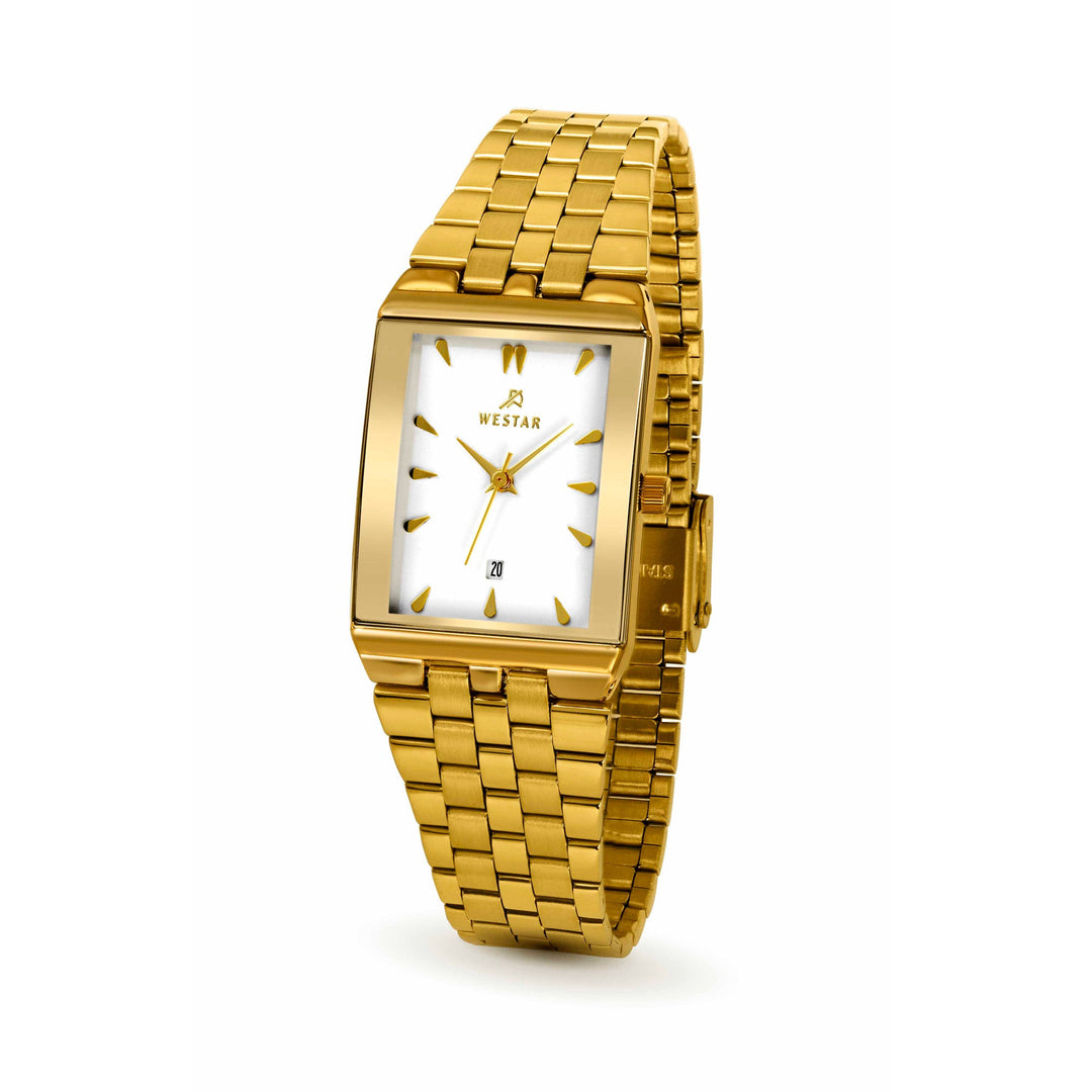 Westar Executive Unisex Watch - White Dial  - 9905GPN601