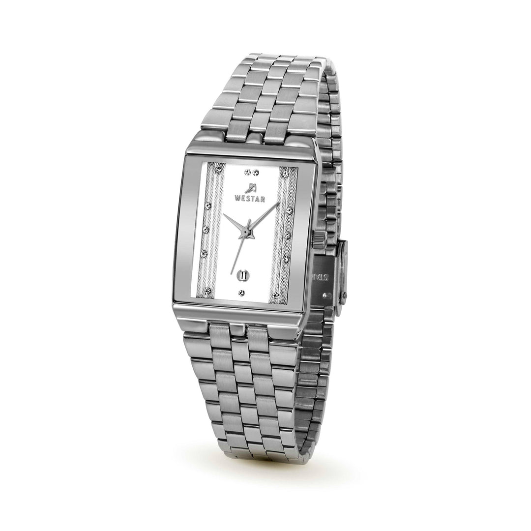 Westar Executive Unisex Watch - White Dial  - 9905STN101