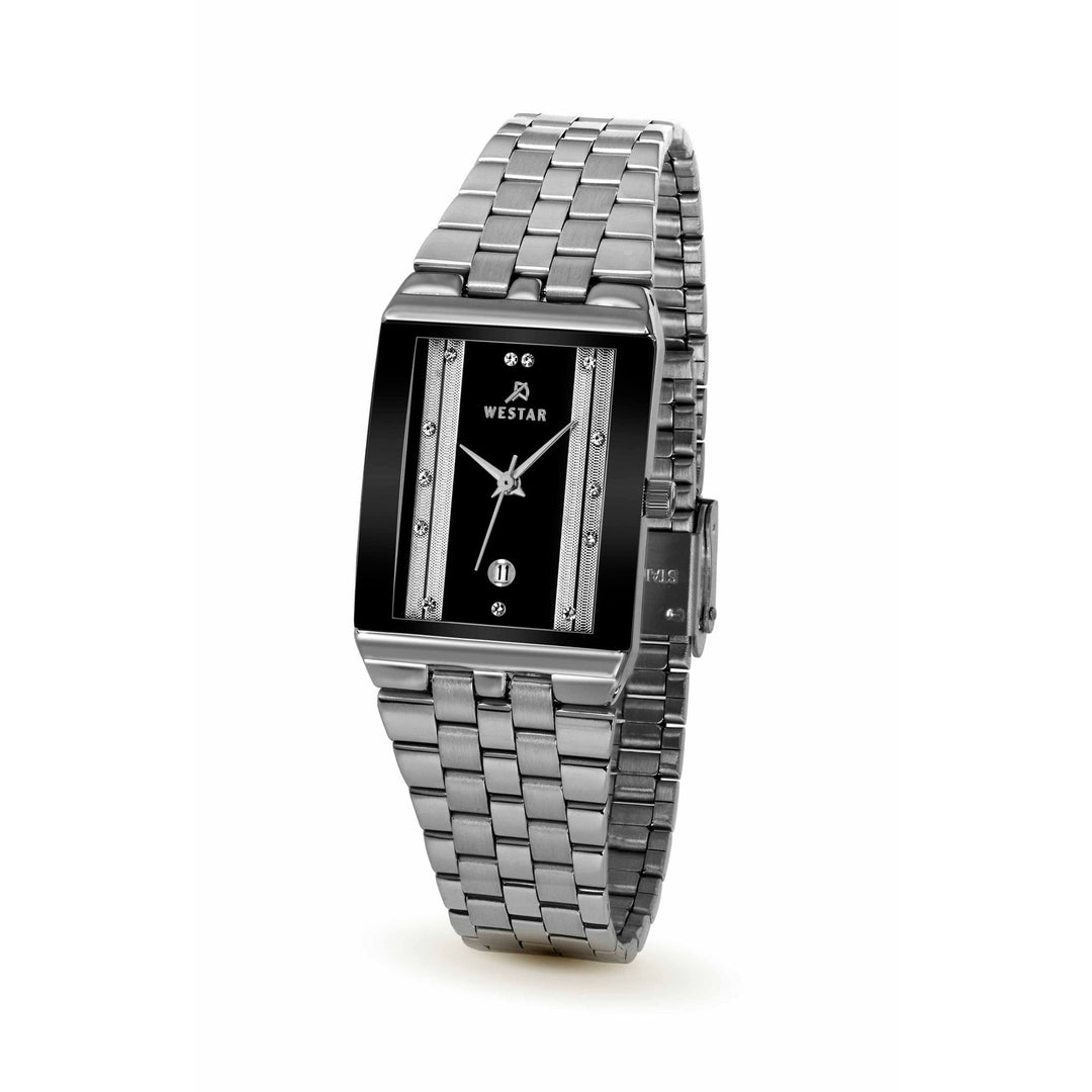 Westar Executive Unisex Watch - Black Dial  - 9905STN103