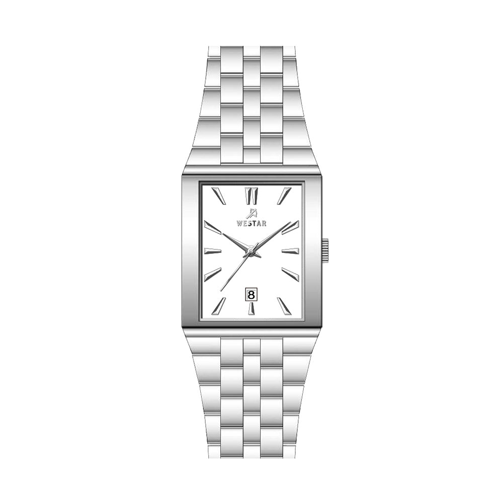 Westar Executive Unisex Watch - White Dial  - 9905STN901