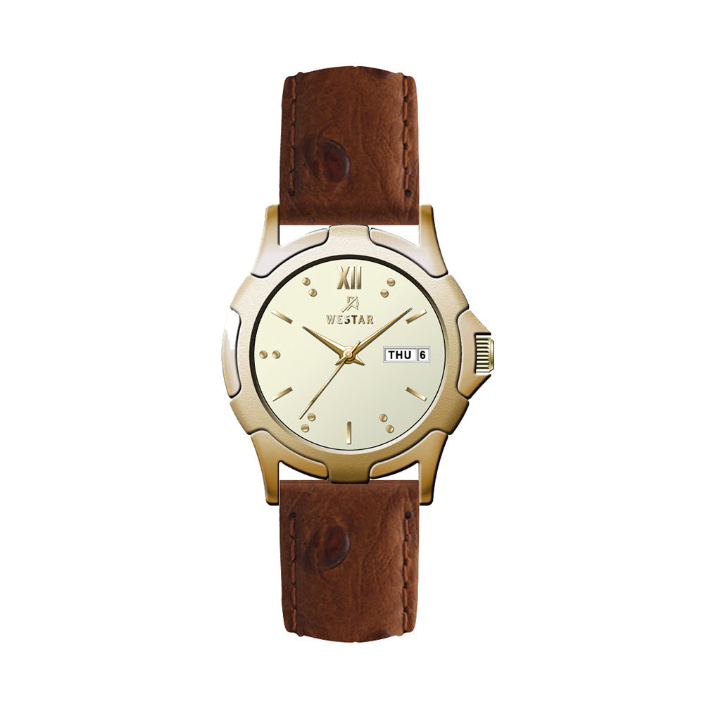 Westar Executive Unisex Watch - Light Champagne Dial  - 9944GPN102