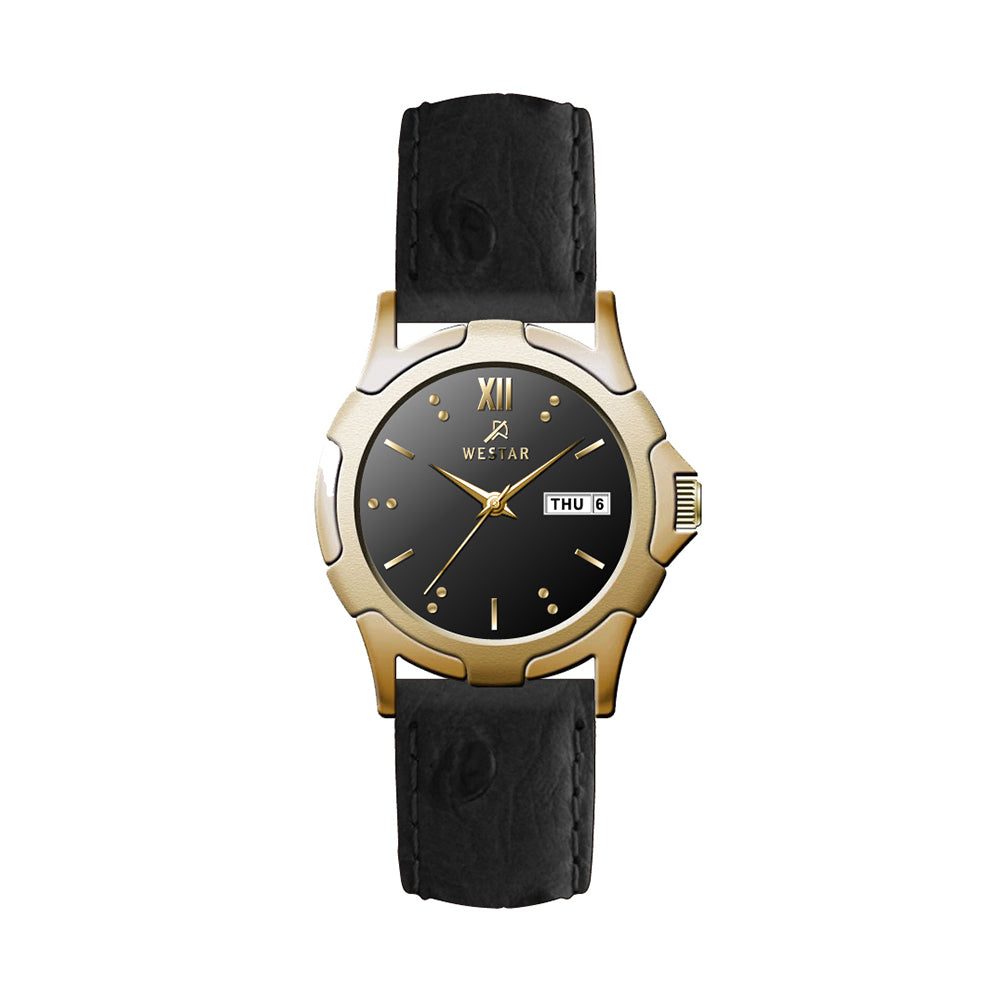 Westar Executive Unisex Watch - Black Dial  - 9944GPN103