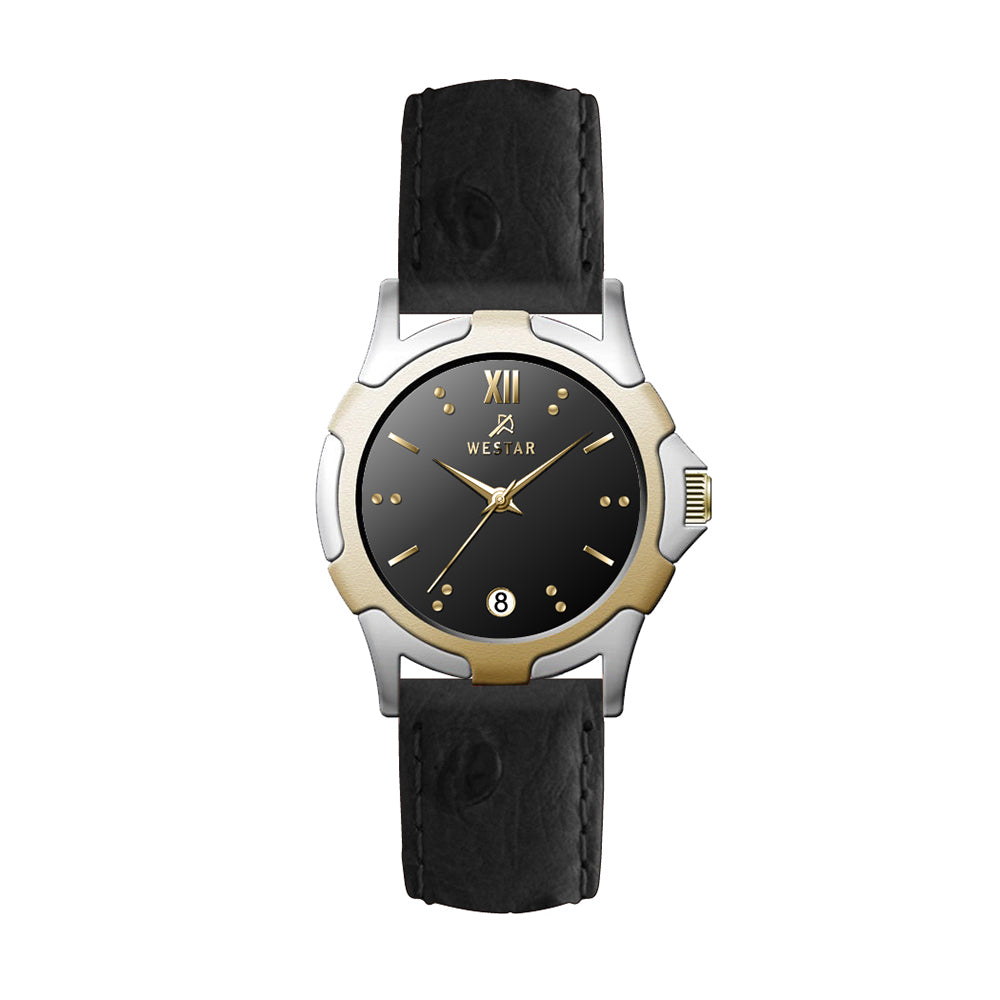Westar Executive Unisex Watch - Black Dial  - 9964CBN103