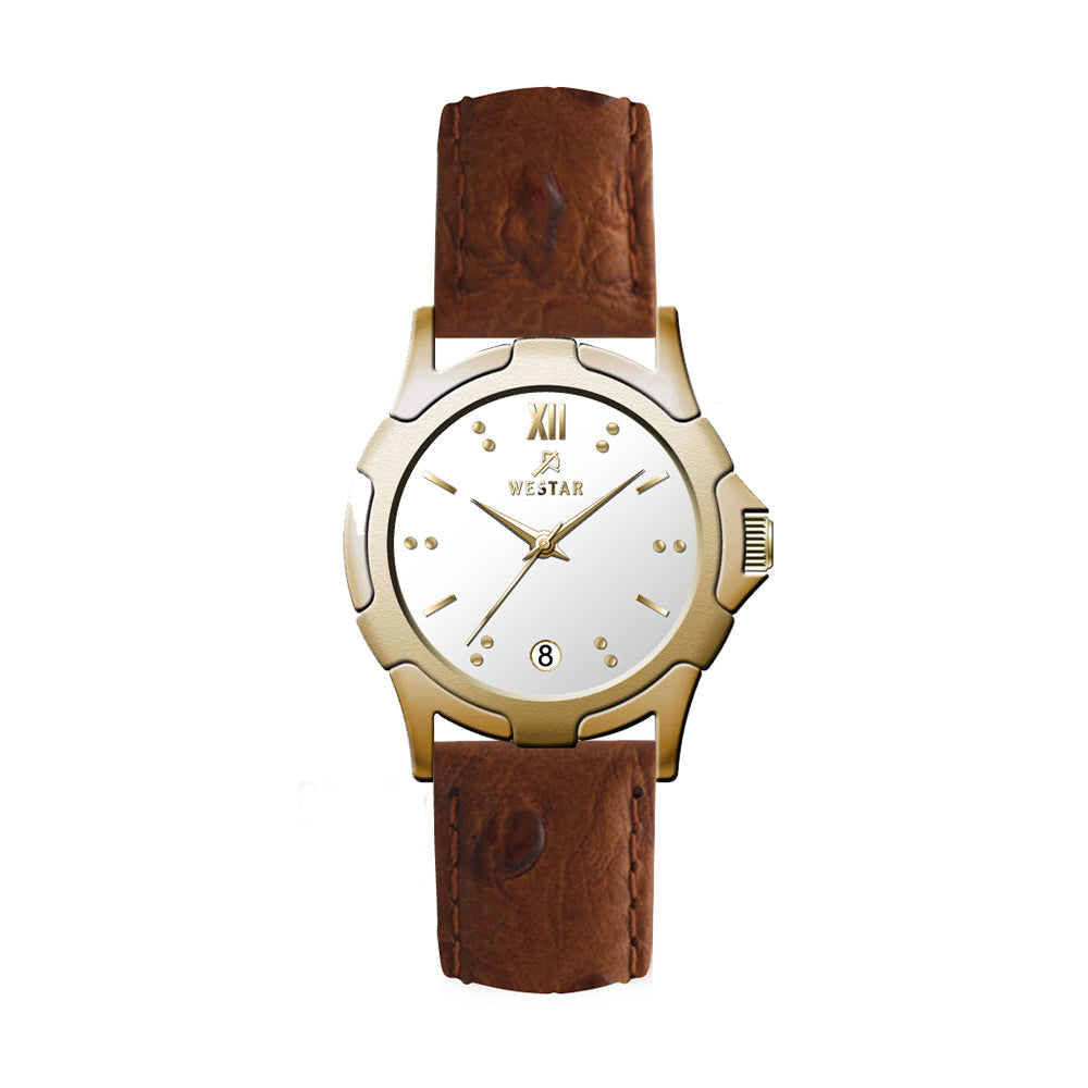 Westar Executive Unisex Watch - White Dial  - 9964GPN101