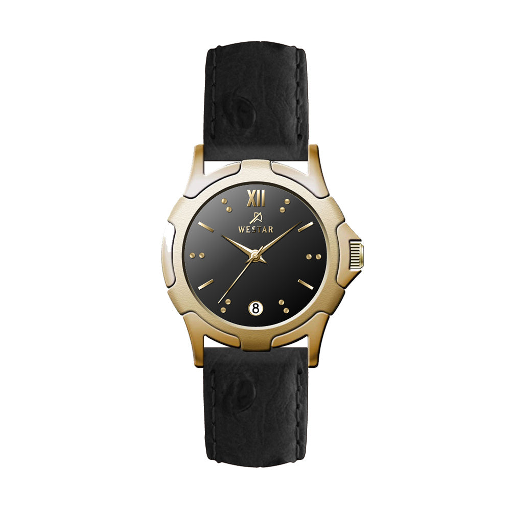 Westar Executive Unisex Watch - Black Dial  - 9964GPN103