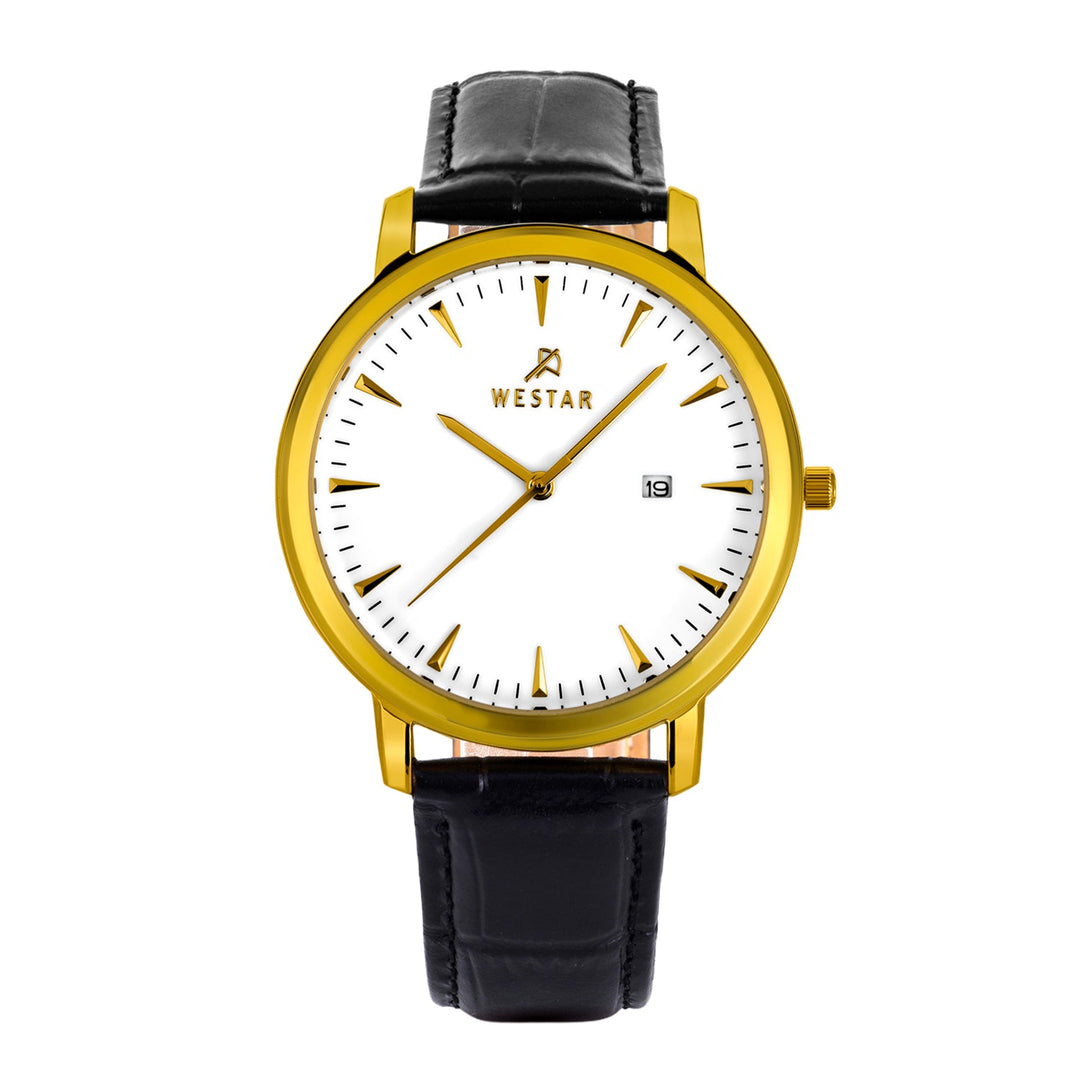 Westar Executive  Gents White Dial Quartz Watch - EX0003GPN101