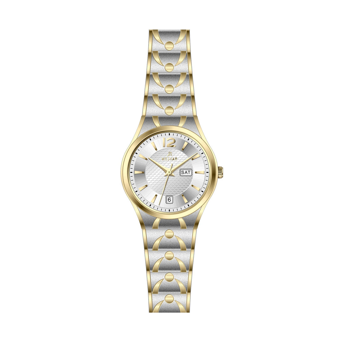 Westar Executive Ladies 25 mm Silver Dial Quartz Watch - EX6608CBN107