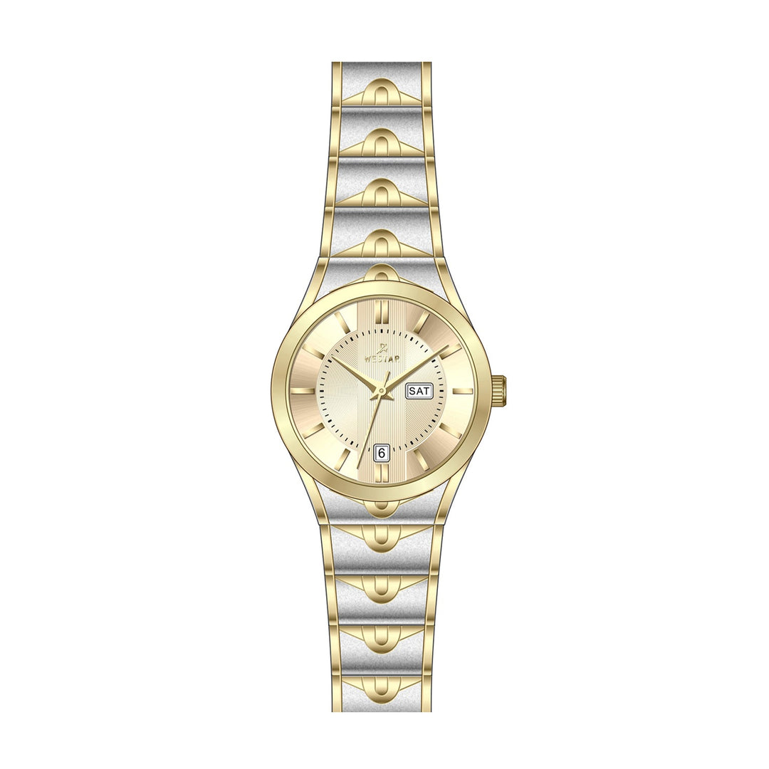 Westar Executive Ladies 25 mm Light Champagne Dial Quartz Watch - EX6609CBN102