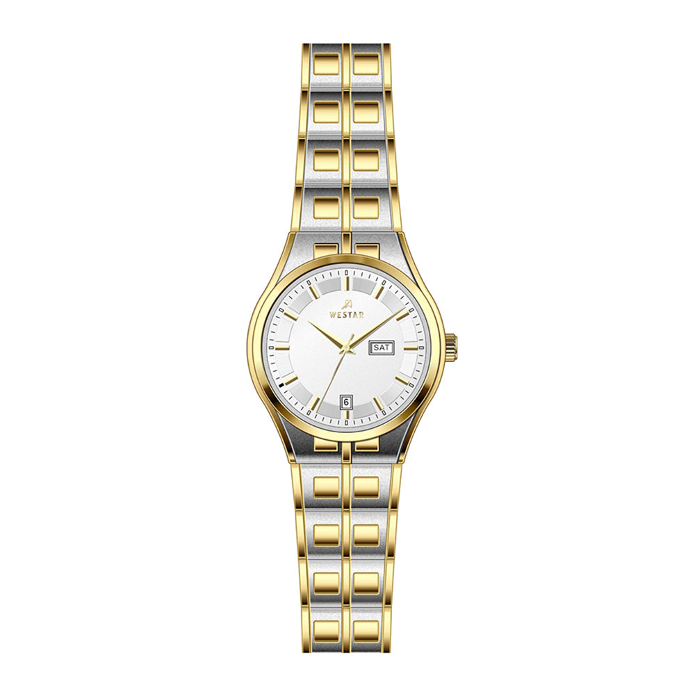Westar Executive  Ladies Silver Dial Quartz Watch - EX6617CBN107