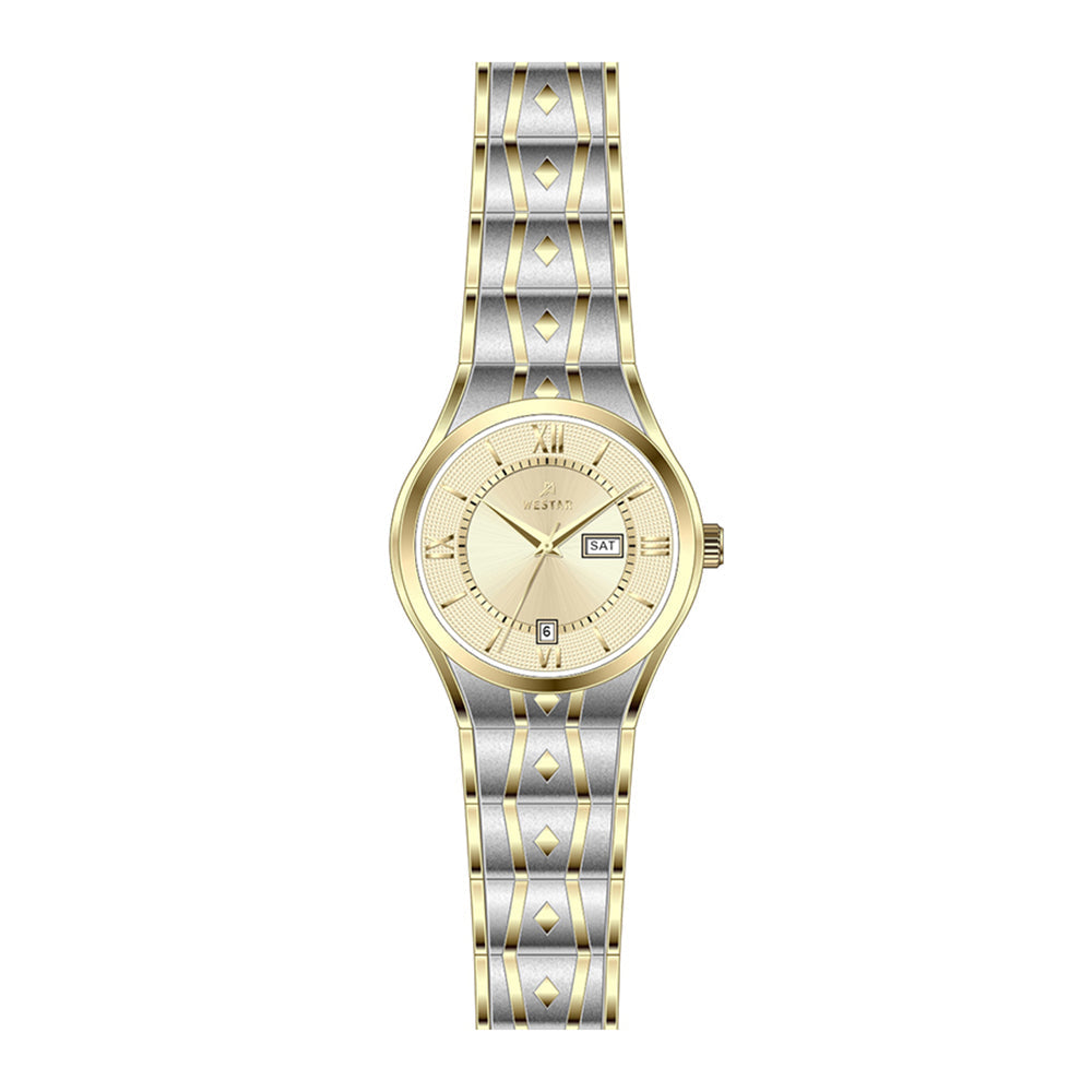 Westar Executive  Ladies Light Champange Dial Quartz Watch - EX6619CBN102
