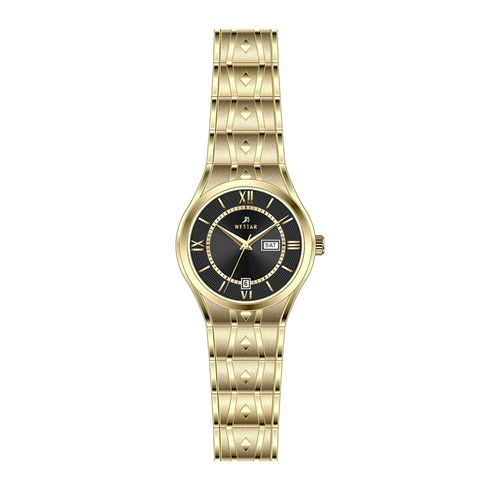 Westar Executive  Ladies Black Dial Quartz Watch - EX6619GPN103