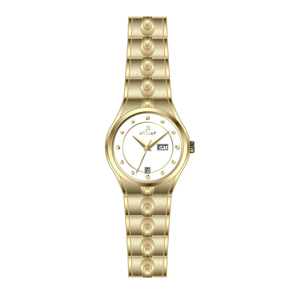 Westar Executive  Ladies Silver Dial Quartz Watch - EX6620GPN107