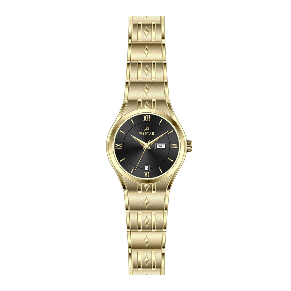 Westar Executive  Ladies Black Dial Quartz Watch - EX6621GPN103