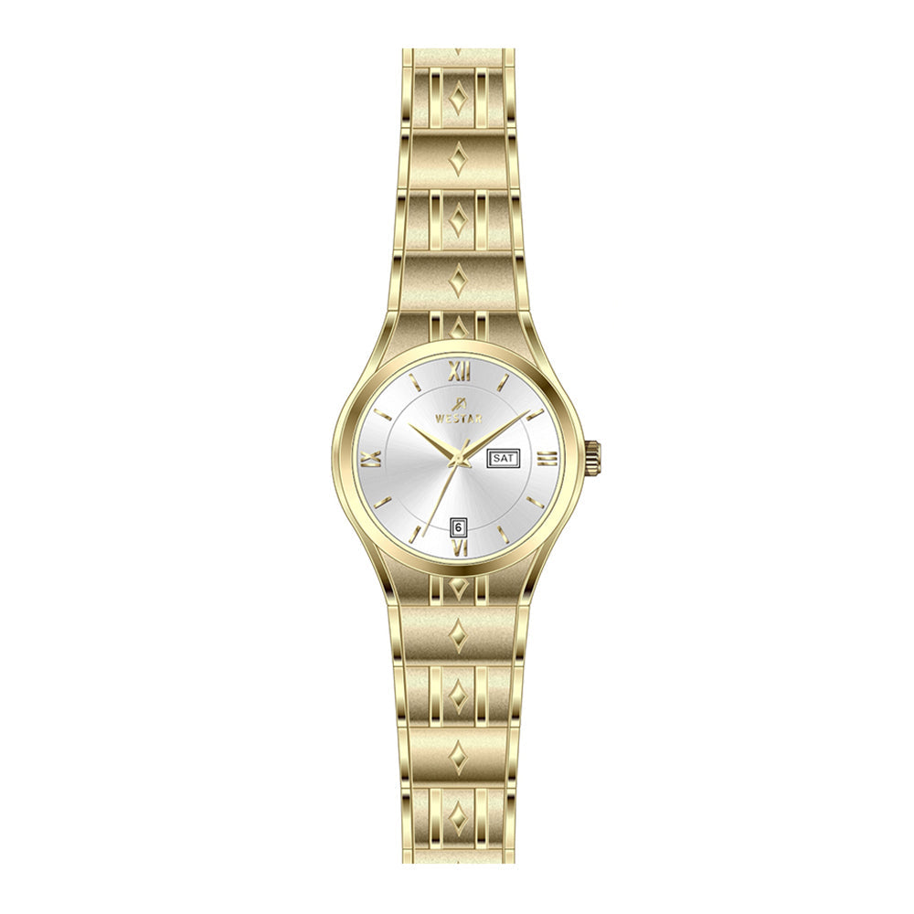 Westar Executive  Ladies Silver Dial Quartz Watch - EX6621GPN107