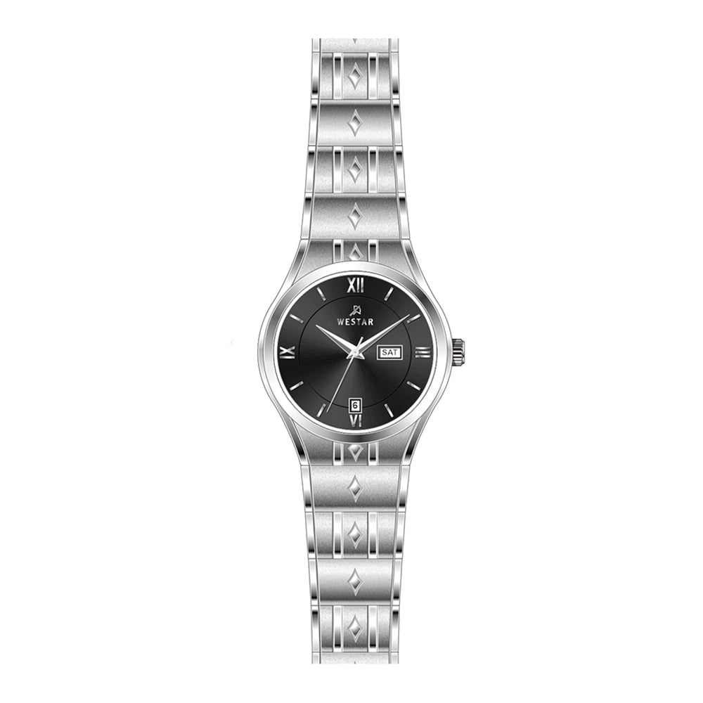 Westar Executive  Ladies Black Dial Quartz Watch - EX6621STN103