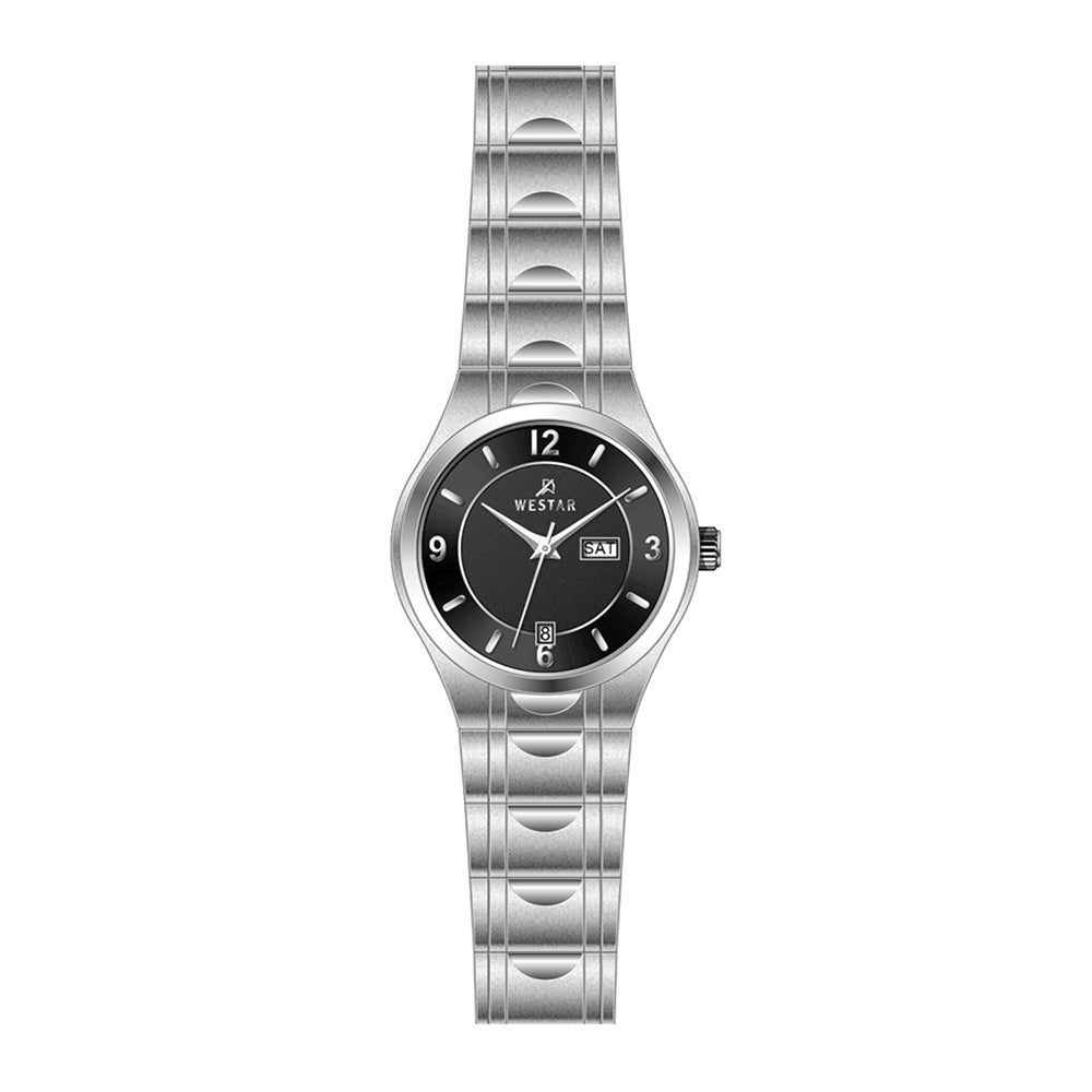 Westar Executive  Ladies Black Dial Quartz Watch - EX6622STN103