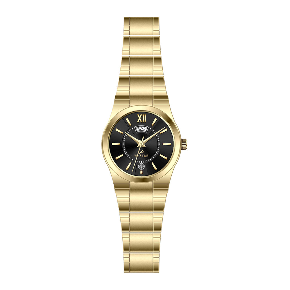 Westar Executive  Ladies Black Dial Quartz Watch - EX6623GPN103