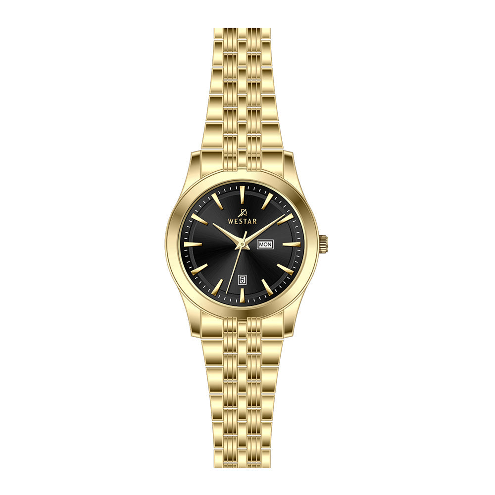 Westar Executive  Ladies Black Dial Quartz Watch - EX6624GPN103