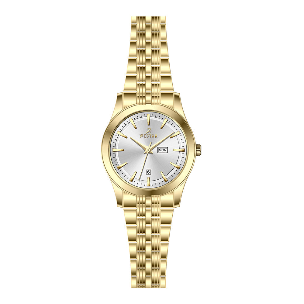 Westar Executive  Ladies Silver Dial Quartz Watch - EX6624GPN107