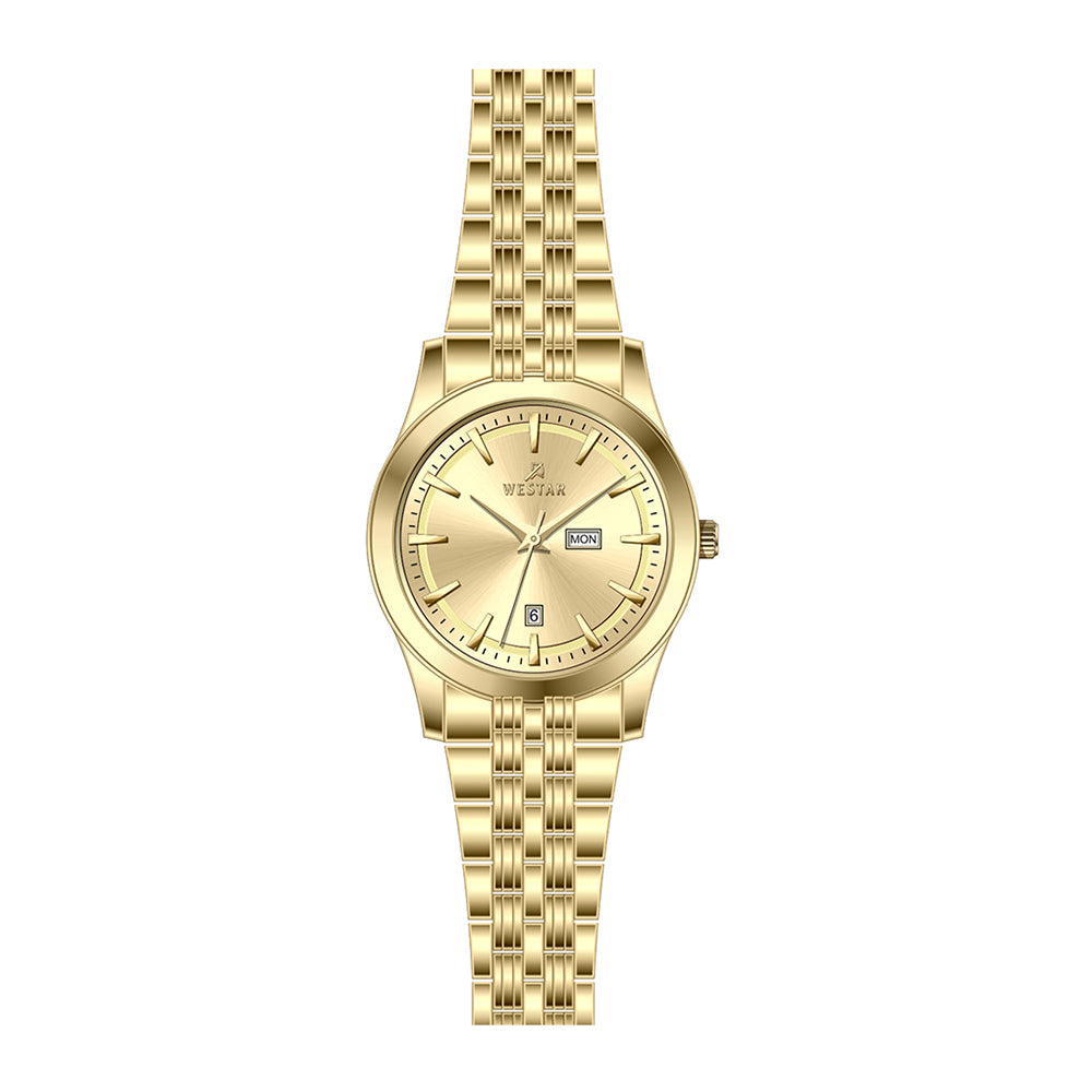 Westar Executive  Ladies Dark Champagne Dial Quartz Watch - EX6624GPN108