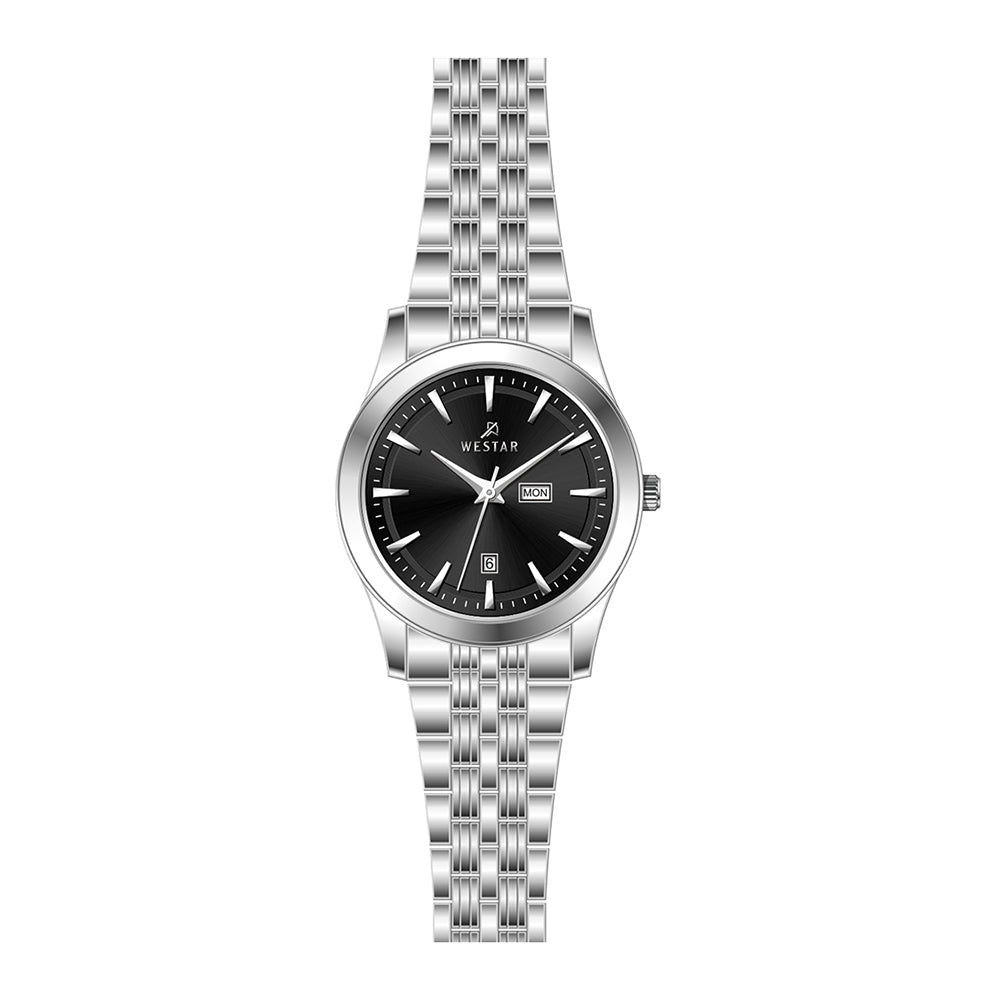 Westar Executive  Ladies Black Dial Quartz Watch - EX6624STN103