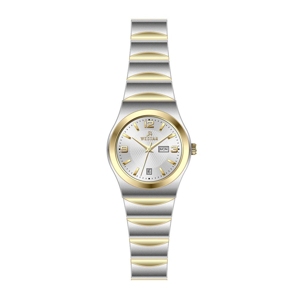 Westar Executive  Ladies Silver Dial Quartz Watch - EX6625CBN107