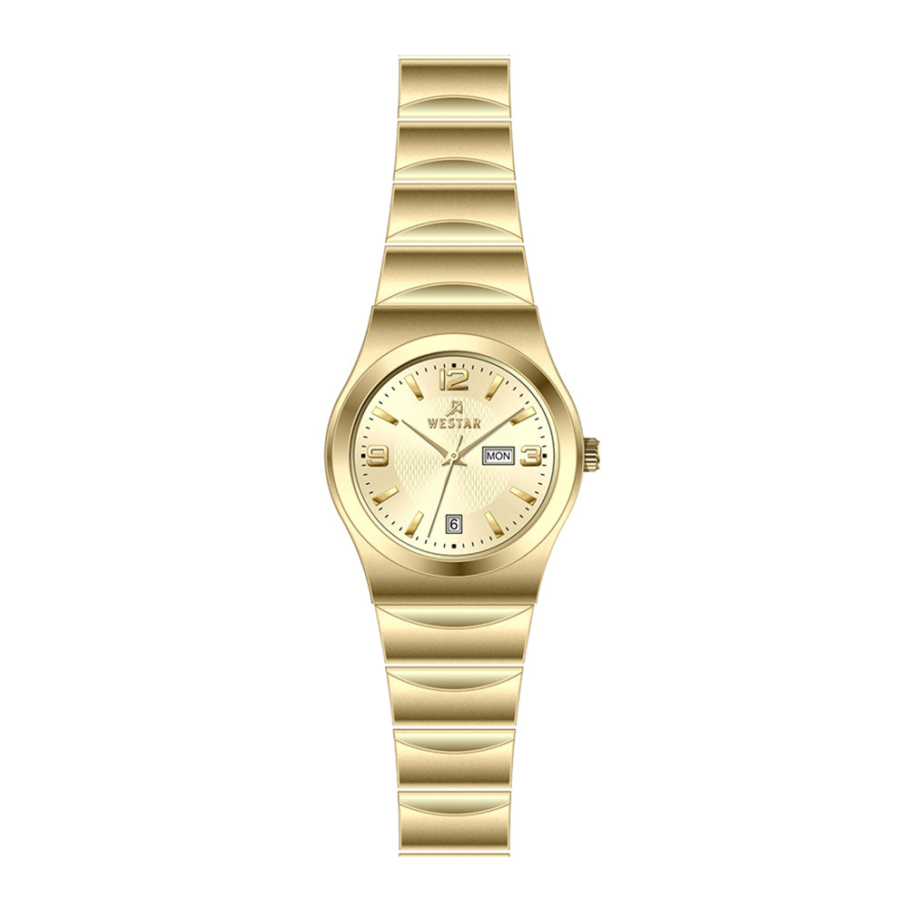 Westar Executive  Ladies Light Champange Dial Quartz Watch - EX6625GPN102