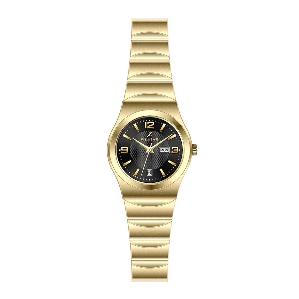 Westar Executive  Ladies Black Dial Quartz Watch - EX6625GPN103