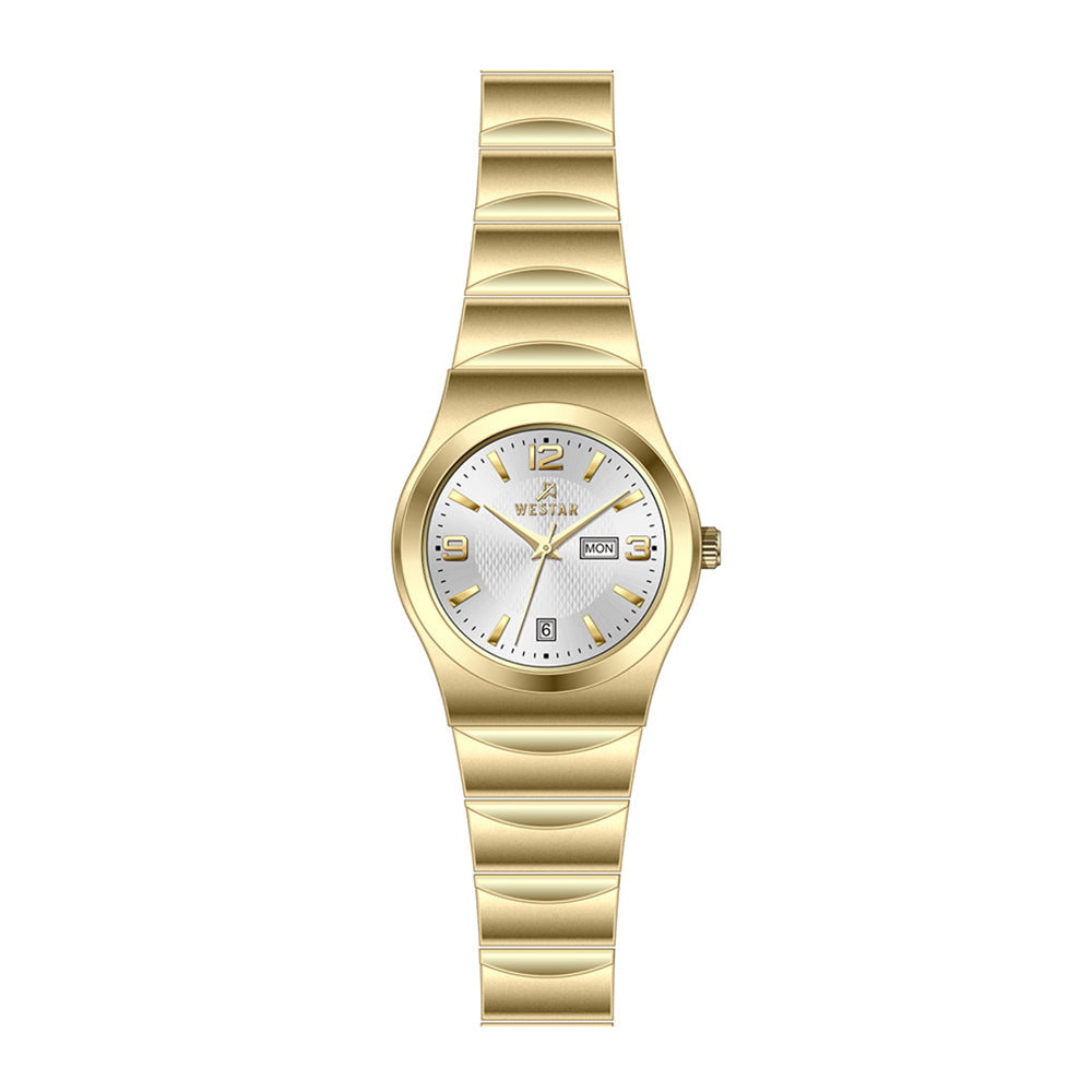 Westar Executive  Ladies Silver Dial Quartz Watch - EX6625GPN107