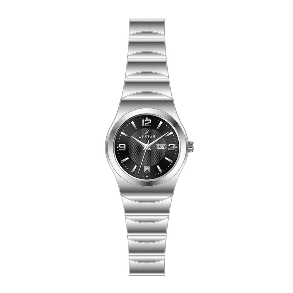 Westar Executive  Ladies Black Dial Quartz Watch - EX6625STN103