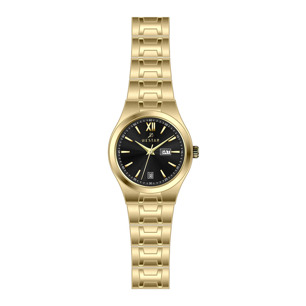 Westar Executive  Ladies Black Dial Quartz Watch - EX6627GPN103