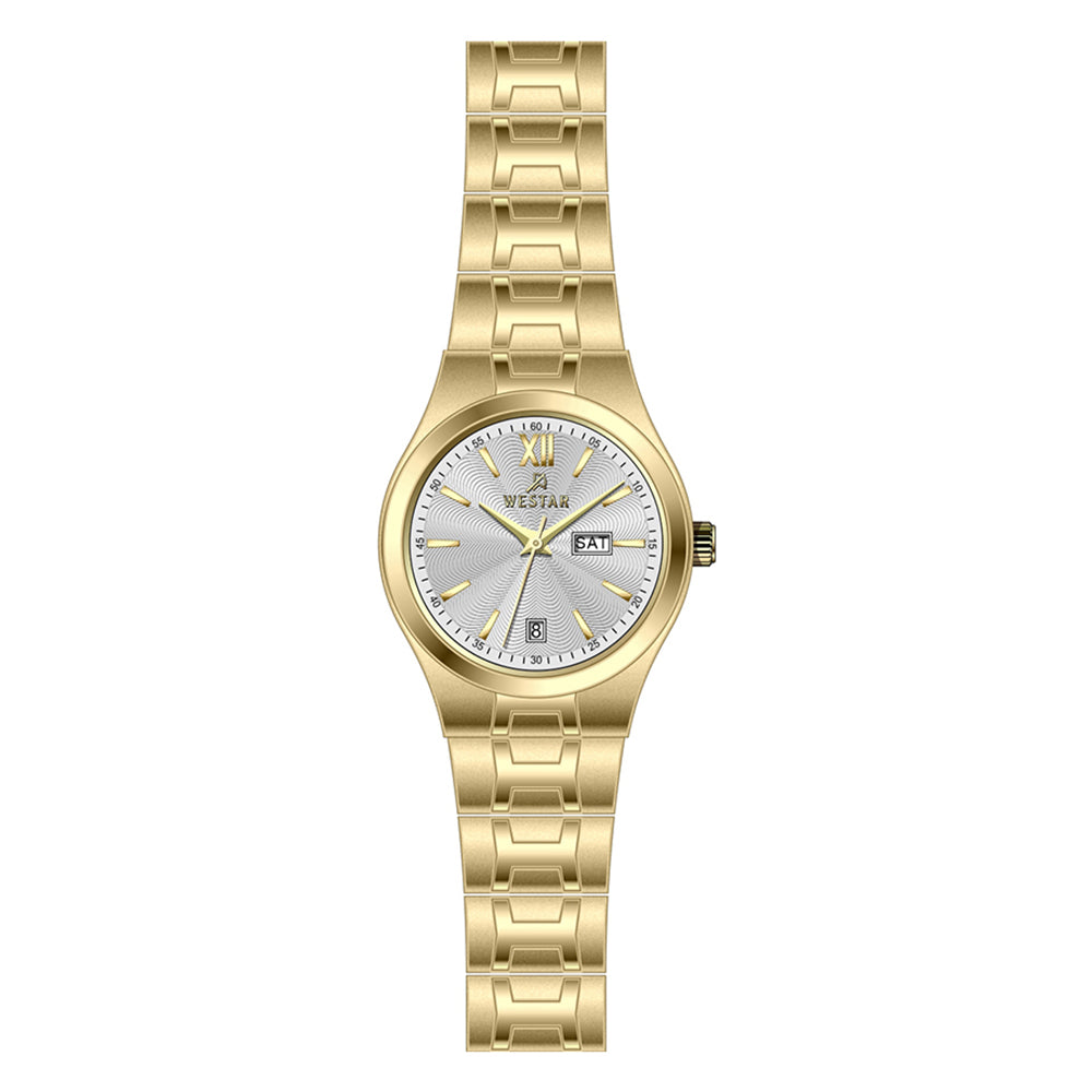 Westar Executive  Ladies Silver Dial Quartz Watch - EX6627GPN107