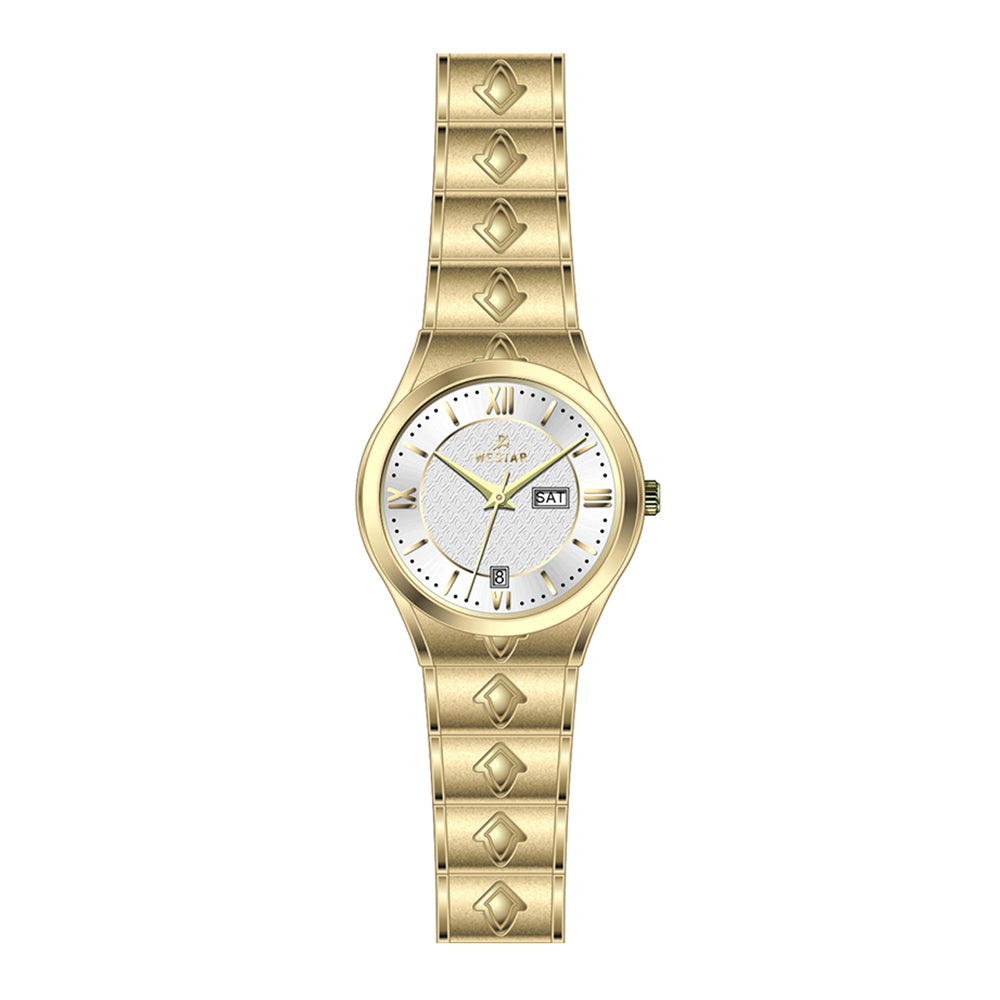 Westar Executive  Ladies White Dial Quartz Watch - EX6629GPN101