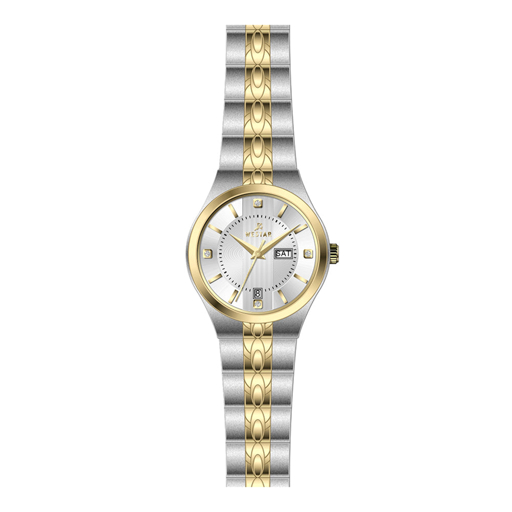 Westar Executive  Ladies Silver Dial Quartz Watch - EX6630CBN107