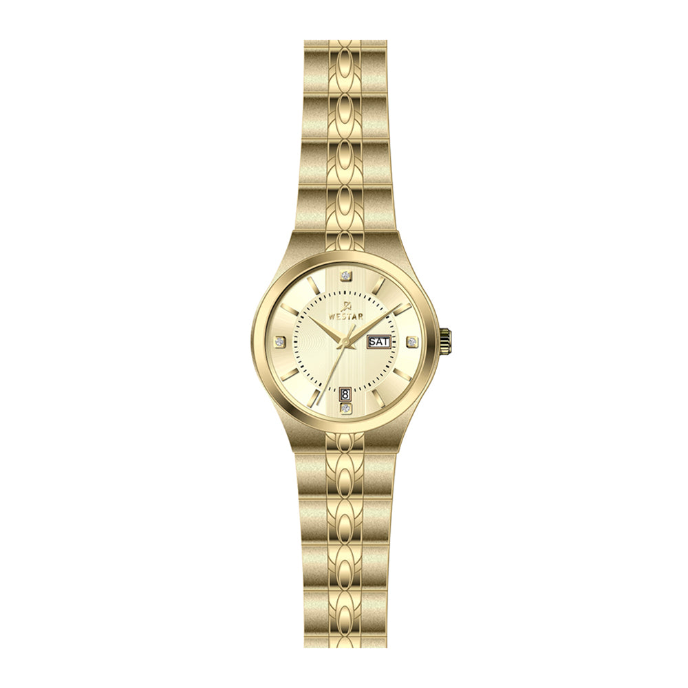 Westar Executive  Ladies Light Champange Dial Quartz Watch - EX6630GPN102