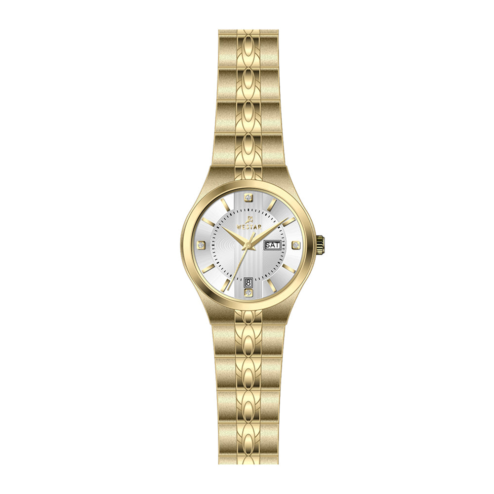 Westar Executive  Ladies Silver Dial Quartz Watch - EX6630GPN107