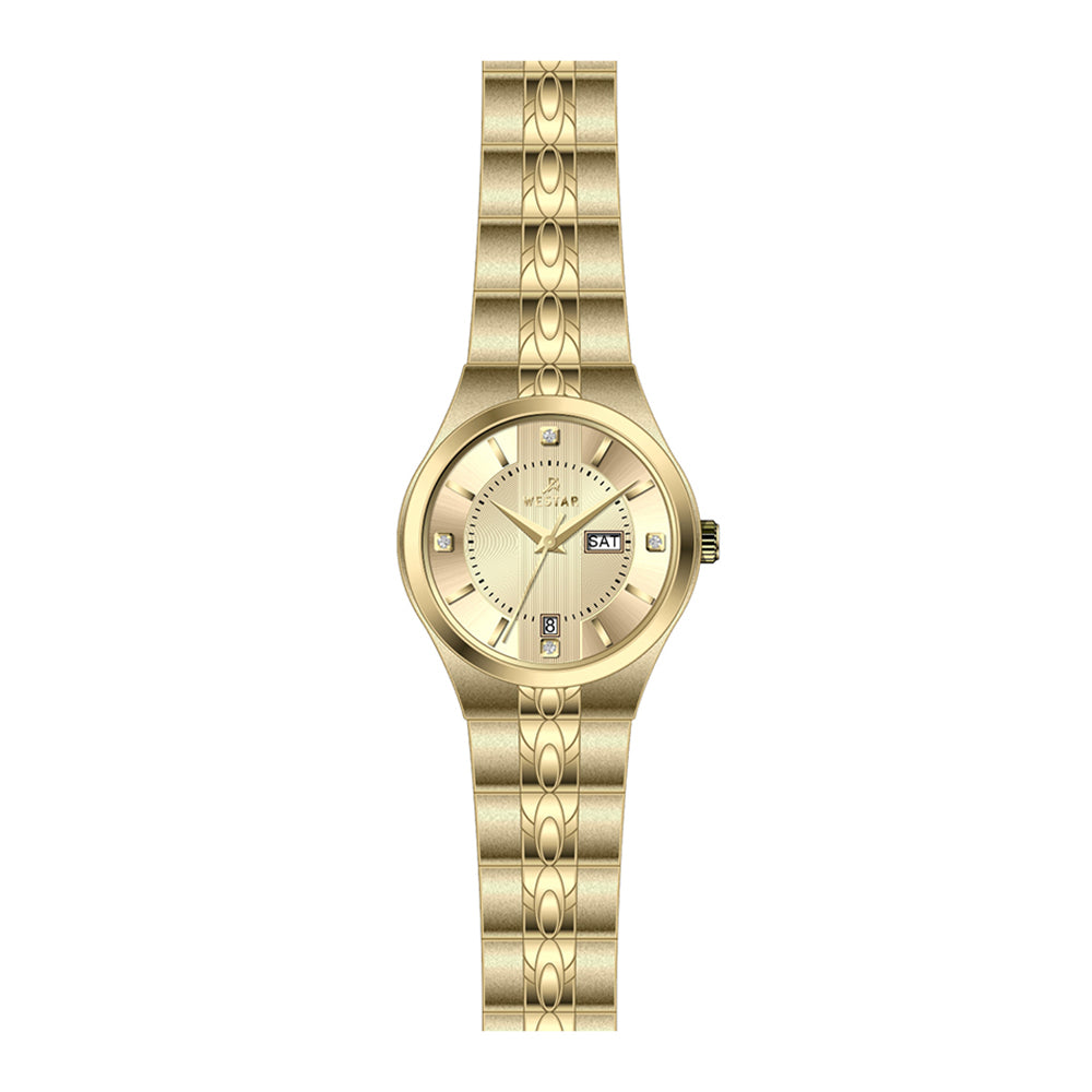 Westar Executive  Ladies Dark Champagne Dial Quartz Watch - EX6630GPN108