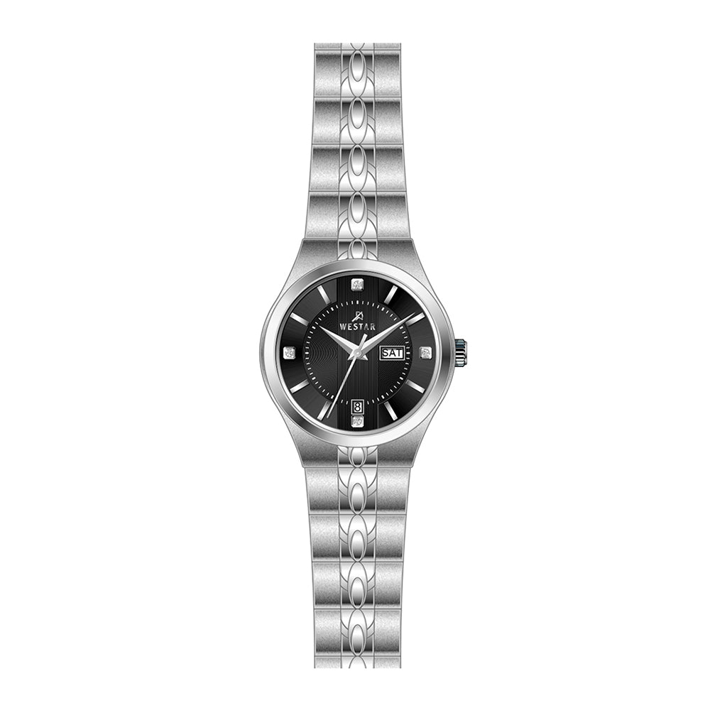 Westar Executive  Ladies Black Dial Quartz Watch - EX6630STN103