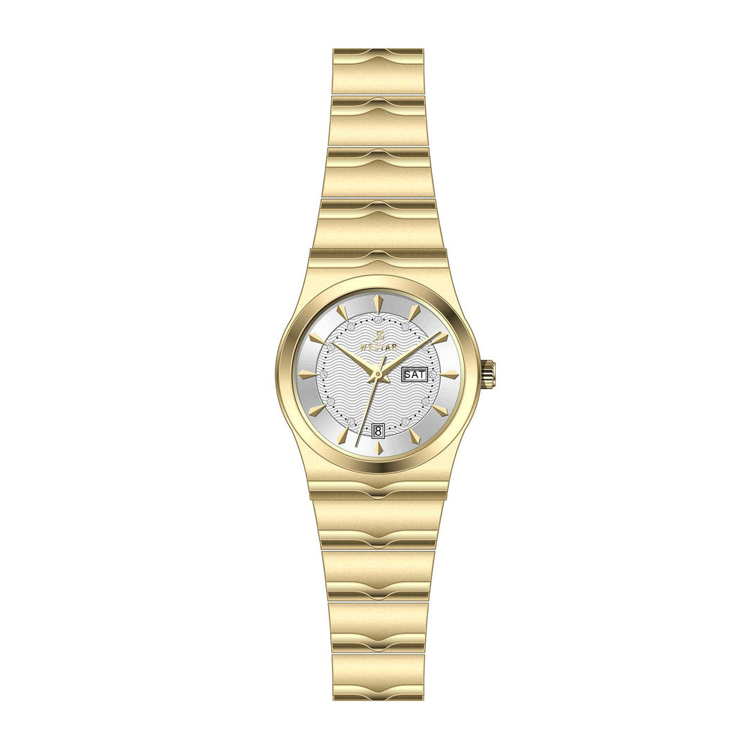 Westar Executive  Ladies White Dial Quartz Watch - EX6634GPN101