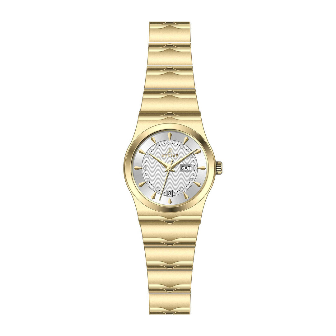 Westar Executive  Ladies Silver Dial Quartz Watch - EX6634GPN107