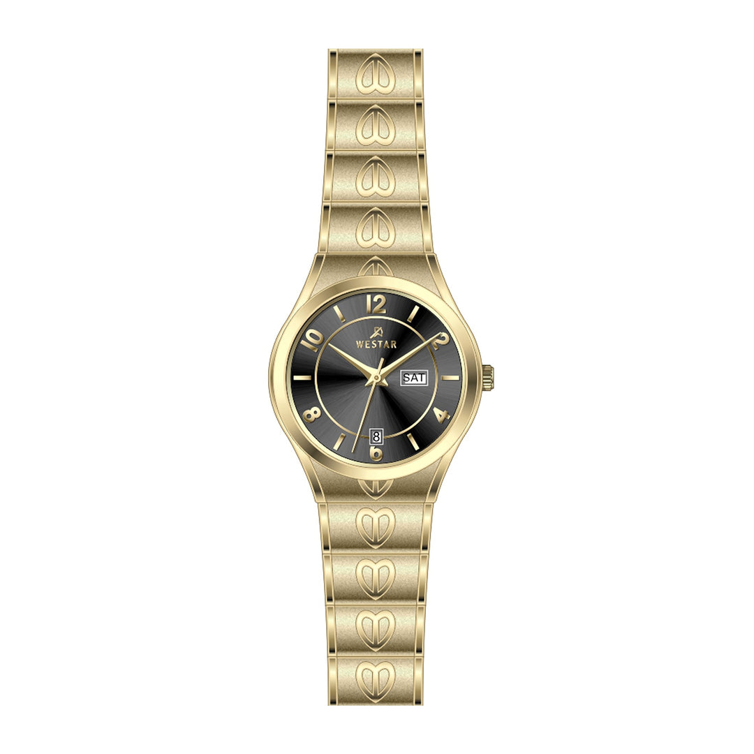 Westar Executive  Ladies Black Dial Quartz Watch - EX6635GPN103
