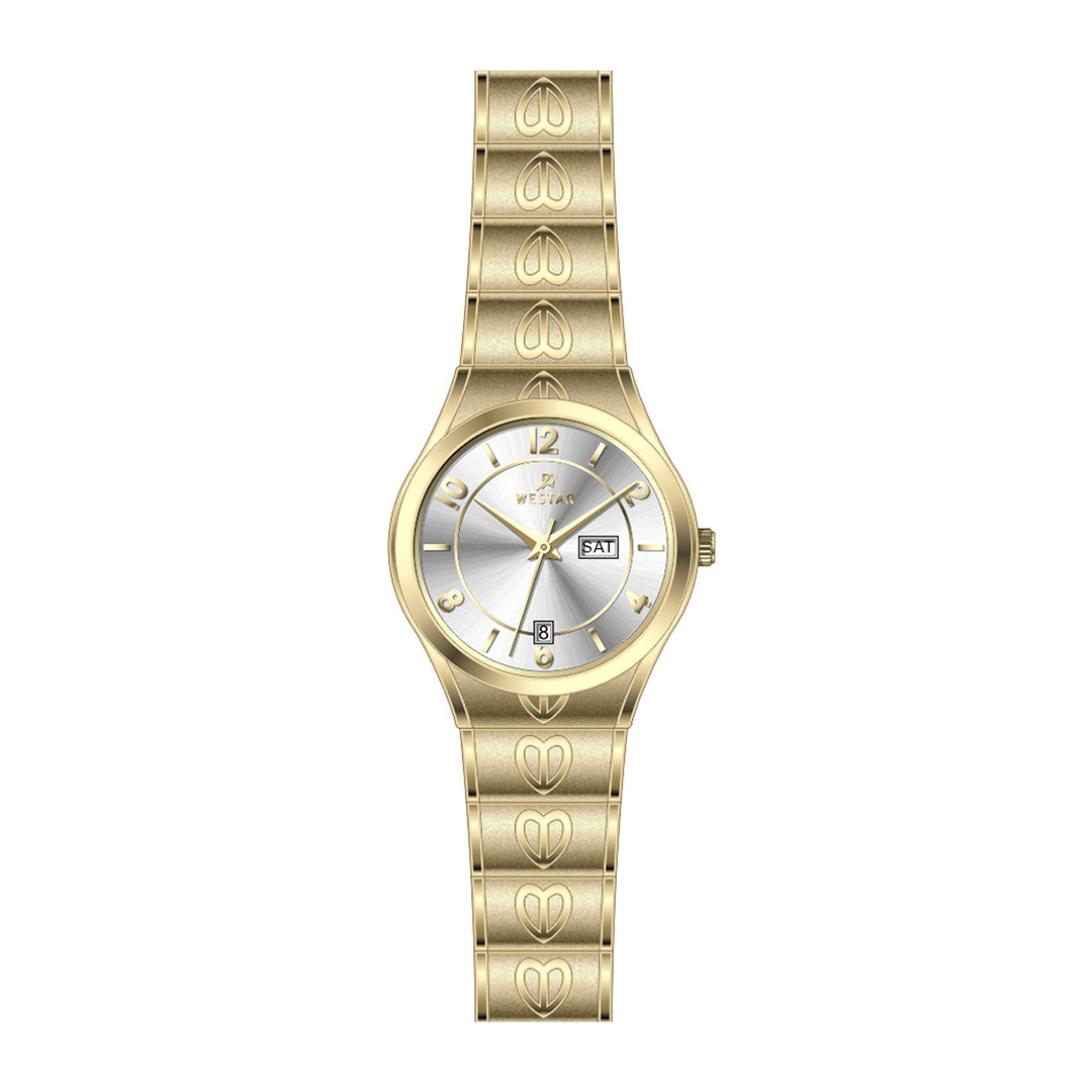 Westar Executive  Ladies Silver Dial Quartz Watch - EX6635GPN107