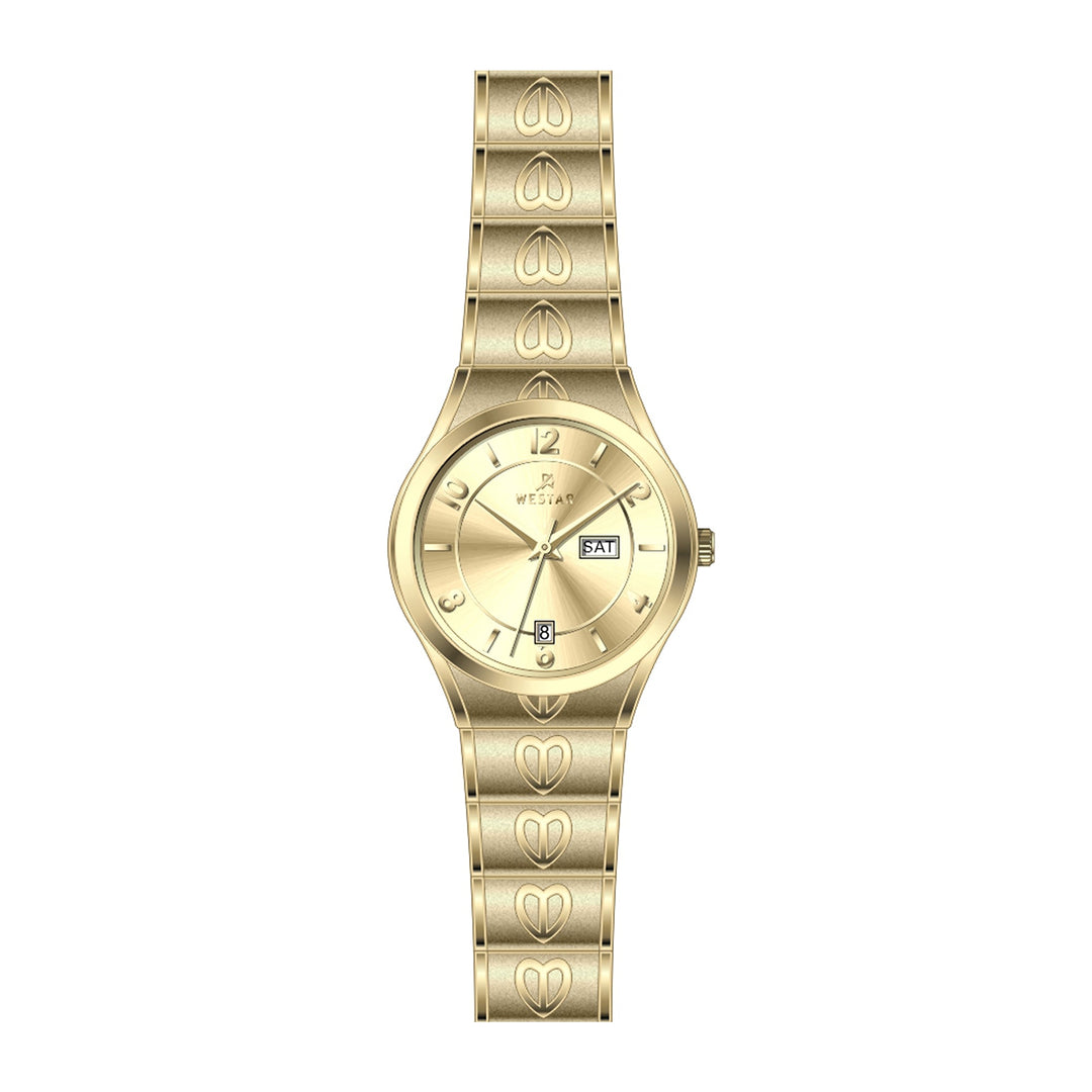Westar Executive  Ladies Dark Champagne Dial Quartz Watch - EX6635GPN108