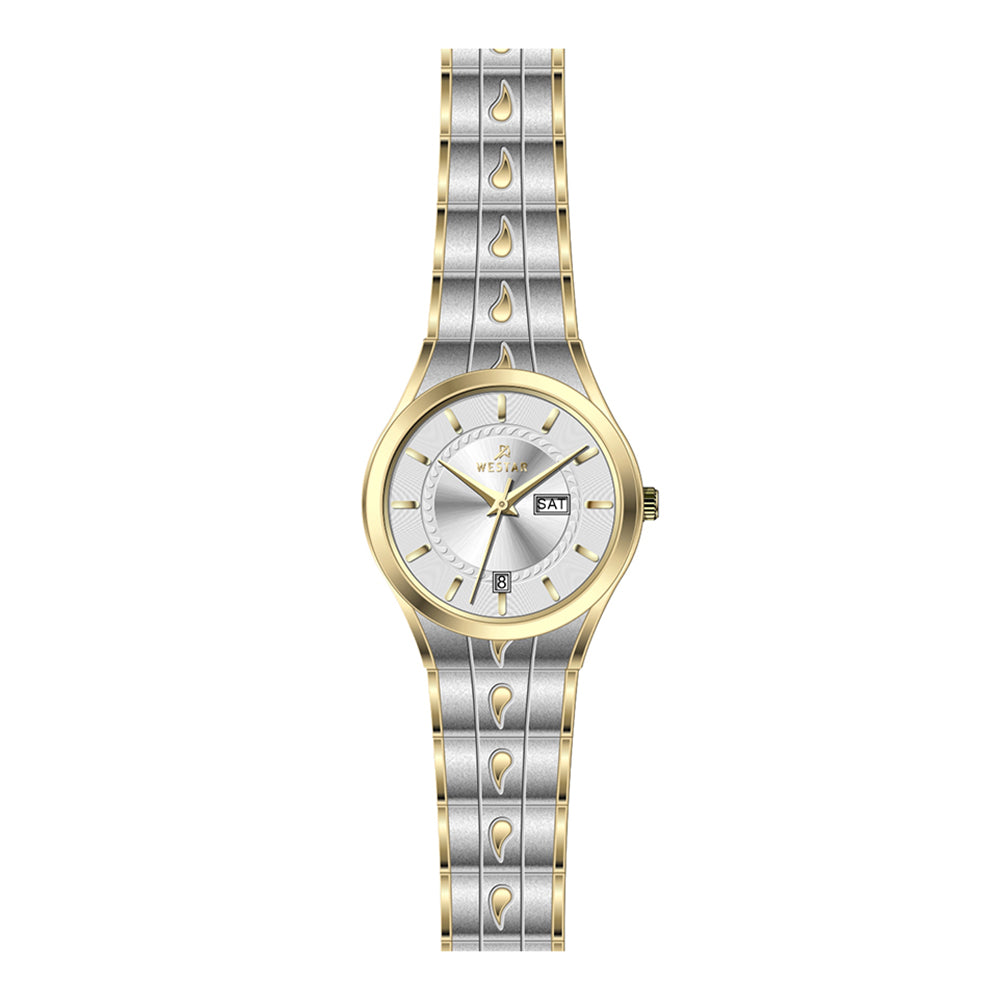 Westar Executive  Ladies Silver Dial Quartz Watch - EX6636CBN107