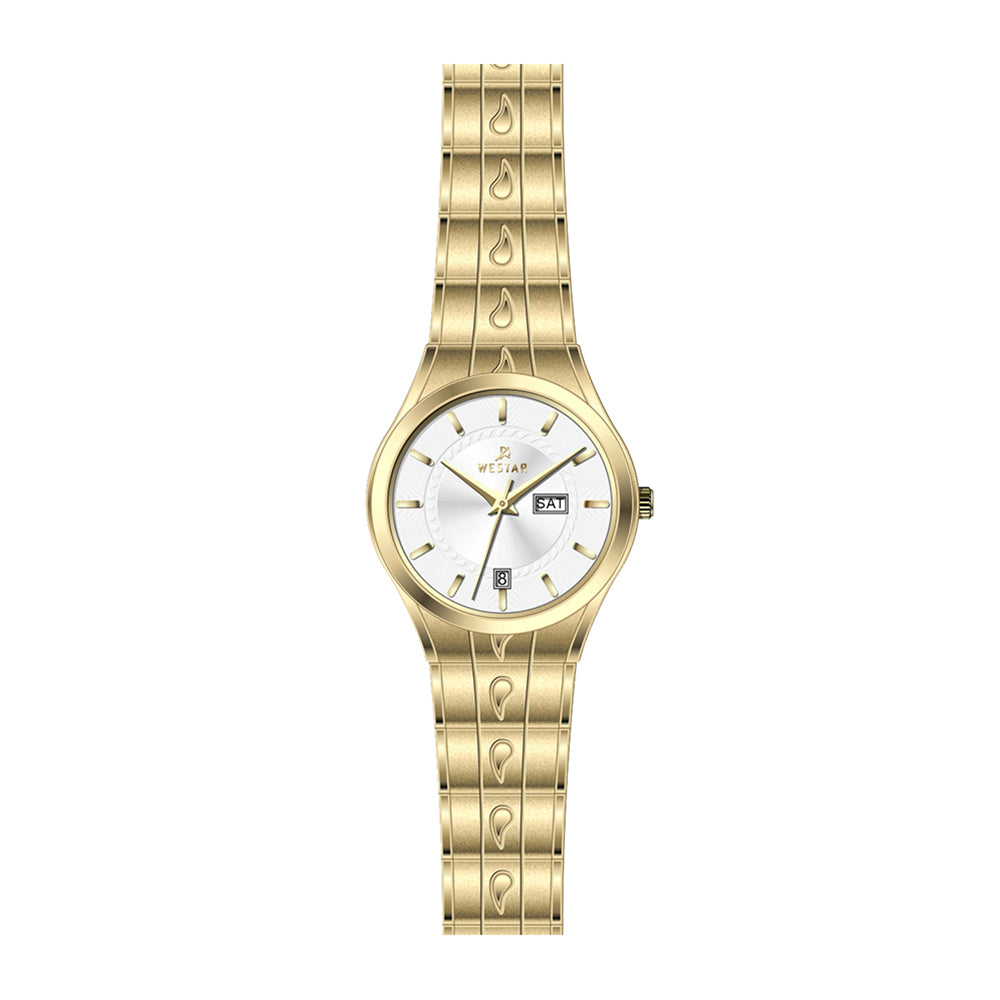 Westar Executive  Ladies White Dial Quartz Watch - EX6636GPN101