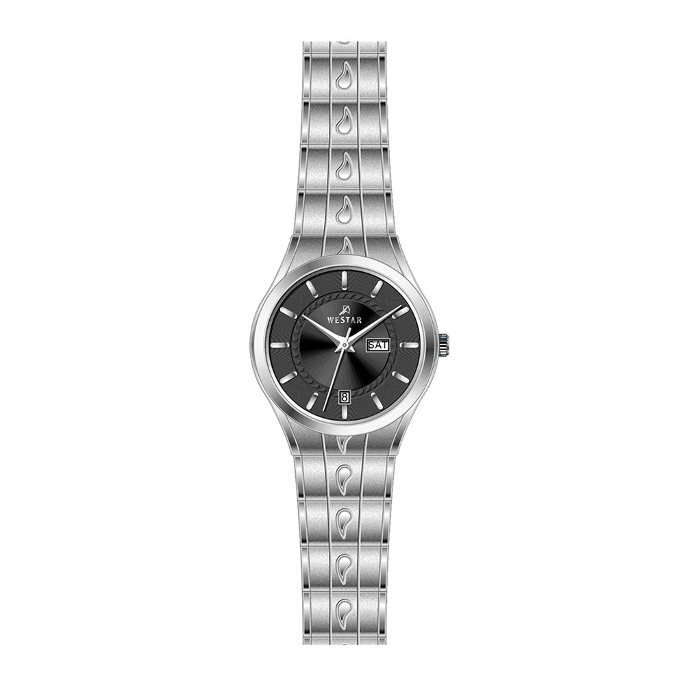 Westar Executive  Ladies Black Dial Quartz Watch - EX6636STN103
